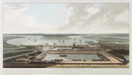 A View of the East India Docks